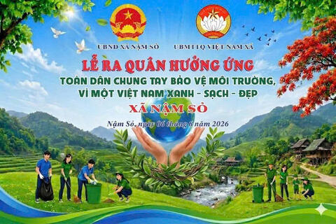 ♻️♻️ Hoạt động ra quân hưởng ứng Lễ phát động phong trào thi đua“Toàn dân chung tay bảo vệ môi trường, vì một Việt Nam xanh - sạch - đẹp”
