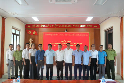 PHỐI HỢP TUYÊN TRUYỀN, VẬN ĐỘNG NGƯỜI DÂN VỀ CÔNG TÁC MẶT BẰNG DỰ ÁN ĐƯỜNG 107C ( MƯỜNG CHIÊN, SƠN LA) NỐI TUYẾN ĐƯỜNG 133 ( NẬM SỎ, LAI CHÂU)