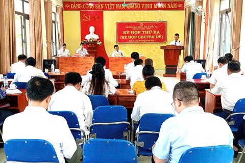 HỘI ĐỒNG NHÂN DÂN XÃ NẬM SỎ TỔ CHỨC KỲ HỌP THỨ BA (KỲ HỌP CHUYÊN ĐỀ) KHÓA XXI, NHIỆM KỲ 2021–2026