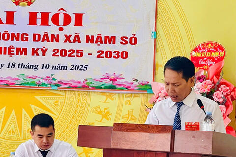 ĐẠI HỘI ĐẠI BIỂU HỘI NÔNG DÂN XÃ NẬM SỎ LẦN THỨ I, NHIỆM KỲ 2025-2030