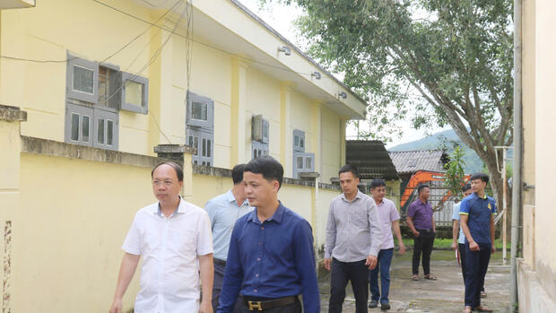 LÃNH ĐẠO UBND XÃ NẬM SỎ KIỂM TRA CÔNG TÁC CHUẨN BỊ NĂM HỌC MỚI TẠI CÁC TRƯỜNG HỌC SAU SÁP NHẬP
